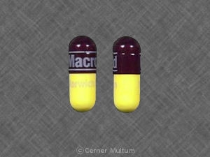 how many mg of macrobid for uti