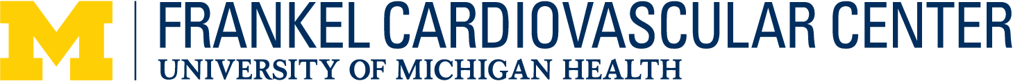 Frankel Cardiovascular Center - University of Michigan Health blue with maize block M