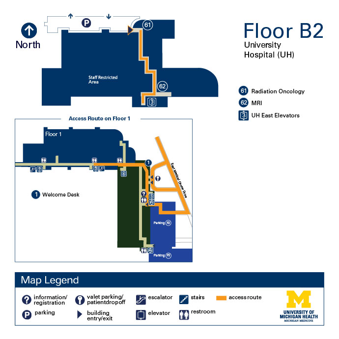 University Hospital Map - Floor B2