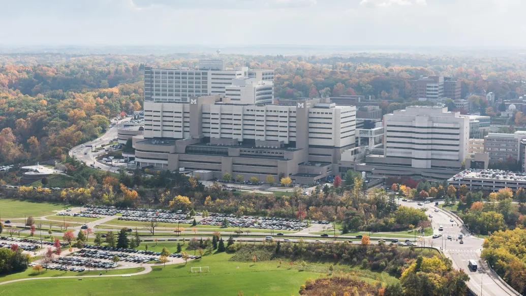 medical campus aerial