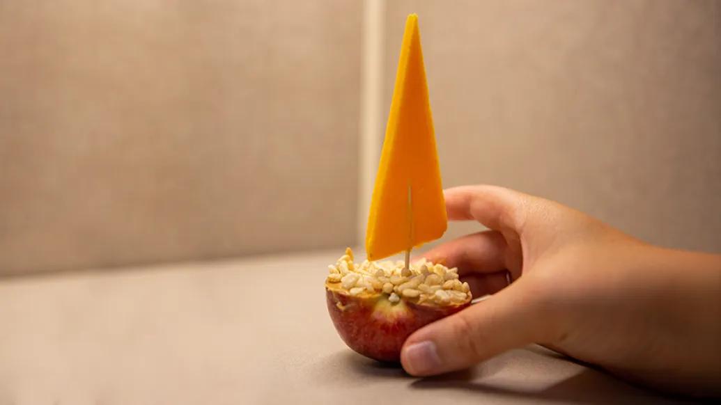 Crunchy Apple Boats | Camp Little Victor