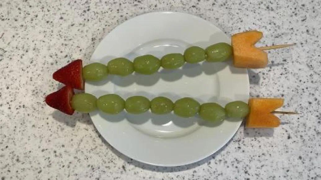 Fruit Skewer Rockets | Step Two