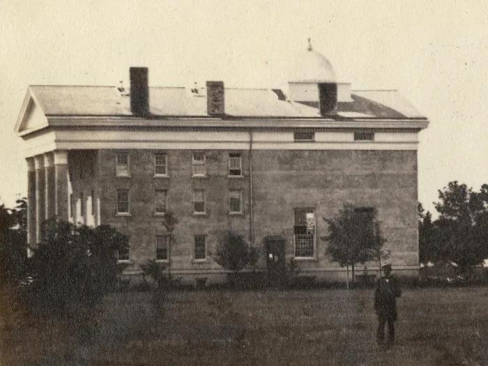 Photo of first medical building
