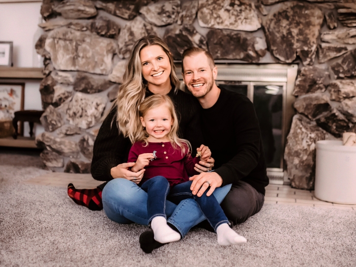family smiling togehter