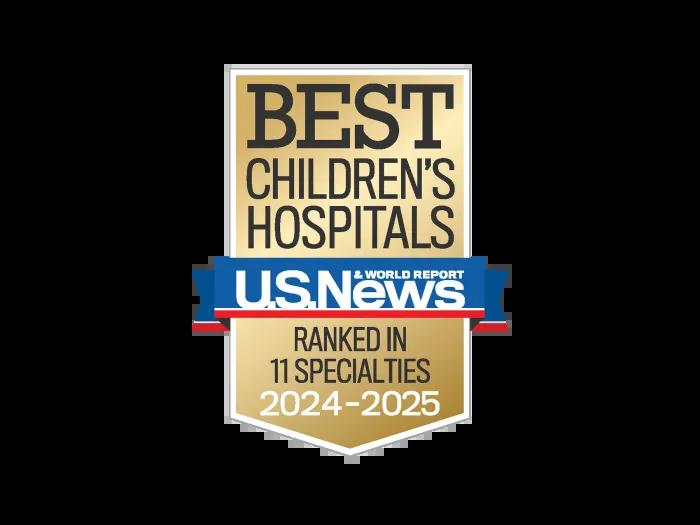 Best Children's Hospitals US News & World Report. Ranked in 11 Specialties 2024-25