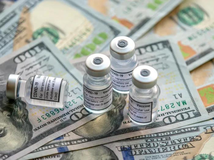 vials over money