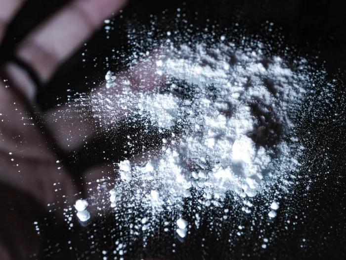 white powder