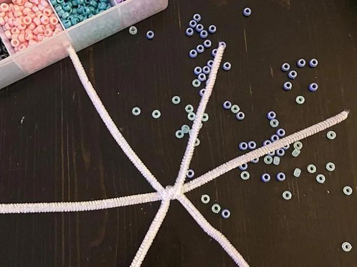 Beads Snow Flake.