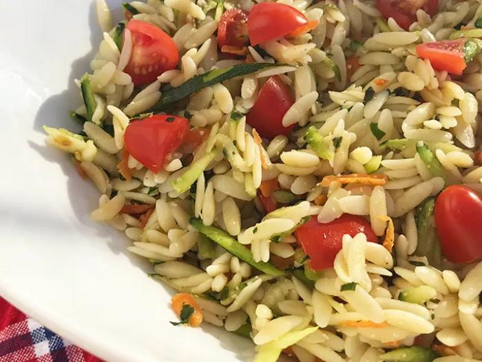 Confetti Orzo Salad | Camp Little Victors