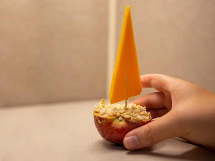Crunchy Apple Boats | Camp Little Victor