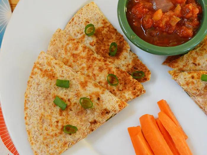 Corn and Chicken Quesadilla | Camp Little Victors
