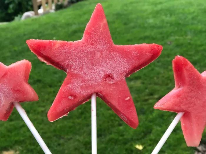 Frozen Watermelon Pops | Camp Little Victors