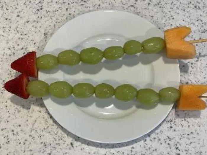 Fruit Skewer Rockets | Step Two