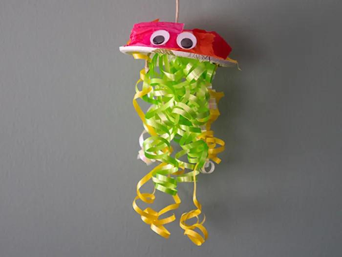 DIY paper jellyfish bowls.