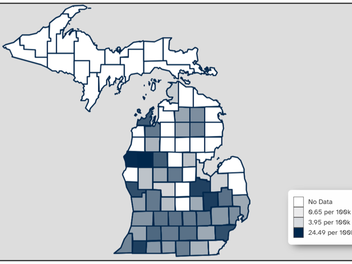 map with fillings in of dark and medium grey and light grey