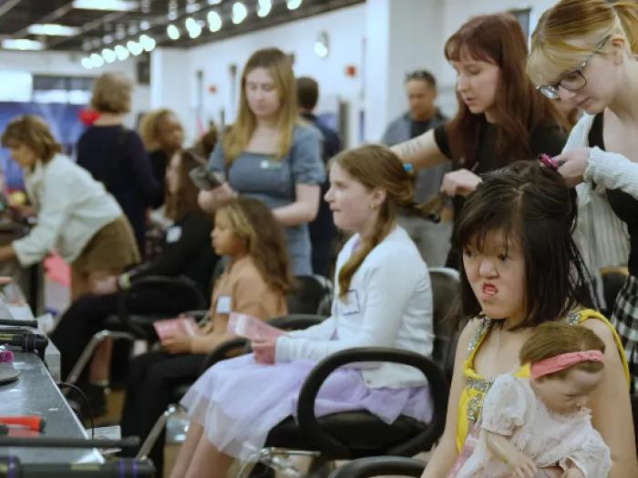 Kids from craniofacial program enjoy Glamour Day experience