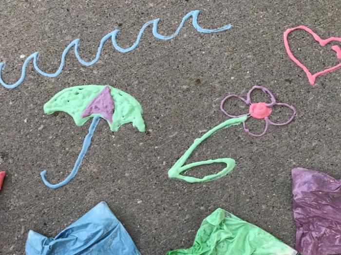 Sidewalk Foam Paint