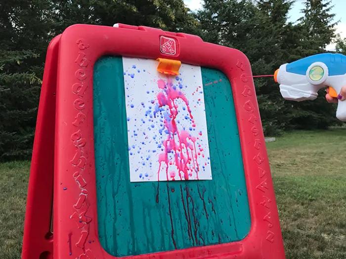 spray gun painting