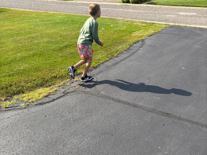 boy running