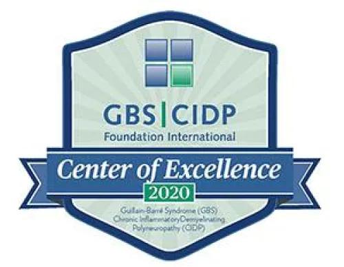 GBS & CIDP center of excellence seal