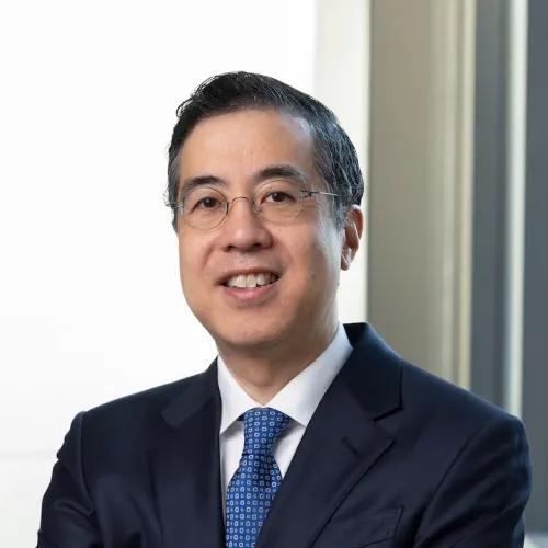 Head and shoulders shot of U-M Medical School Dean Thomas Wang, MD