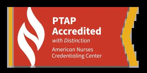 PTAP Accredited with Distinction Logo