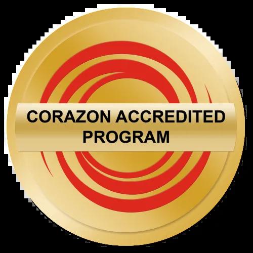Corazon Accreditation seal