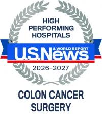 USNWR High Performing Colon Cancer Surgery 26-27
