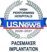 USNWR High Performing Pacemaker Implantation | 26-2027