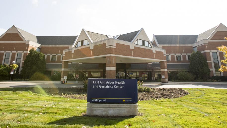 University of Michigan East Ann Arbor Health and Geriatrics Center building
