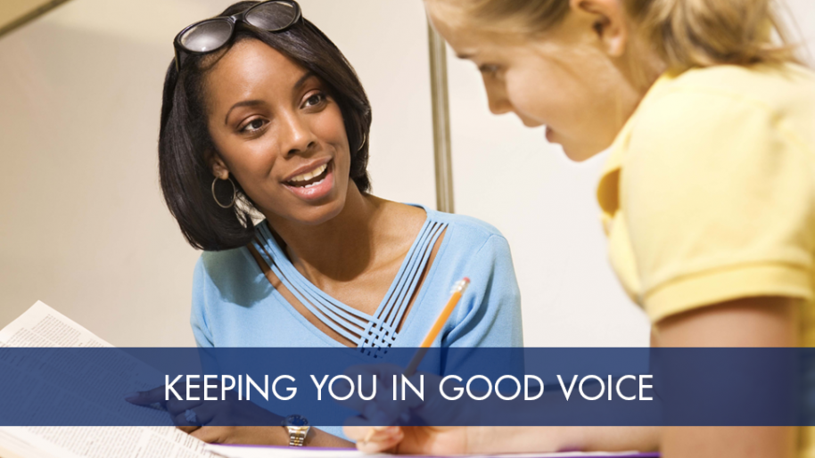 Vocal Health Center:  Keeping you in good voice