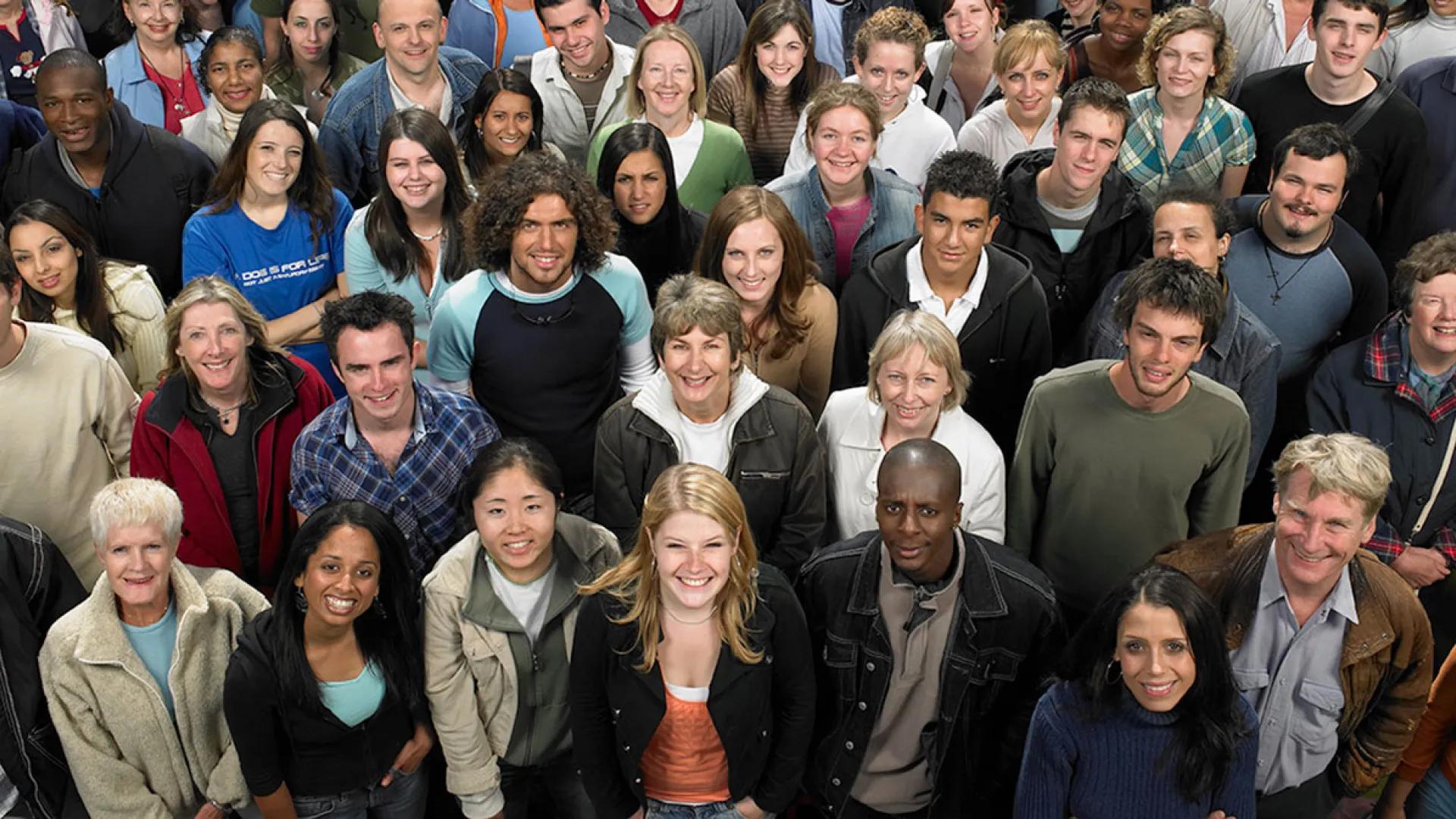 Group of multigenerational and cultural people