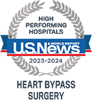 USNWR Heart Bypass Surgery badge