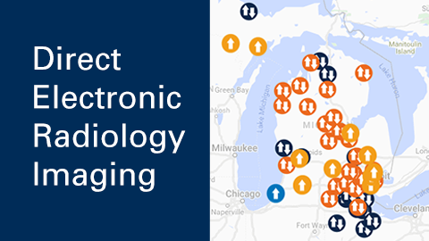 Map of Direct Electronic Radiology Imaging