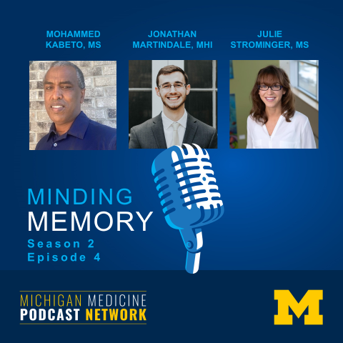 Mohammed Kabeto, MS, Johathan Martindale, MHI, Julie Strominger, MS on Minding Memory