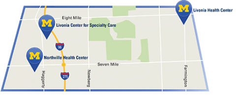 Livonia facilities will be in Northville Health Center