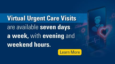 Virtual Urgent Care promo