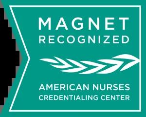 Magnet Recognized by the American Nurses Crentialing Center (badge)