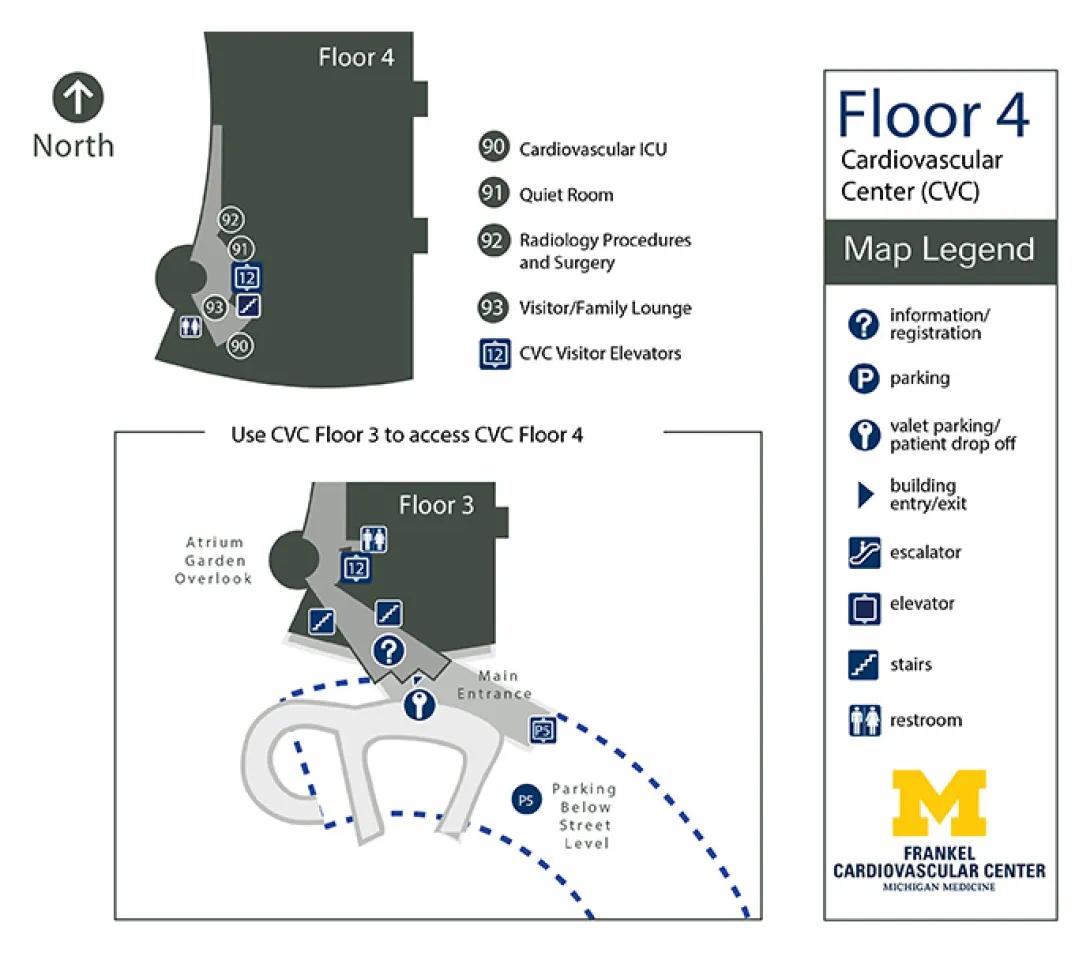 Floor 4 - Frankel Cardiovascular Center