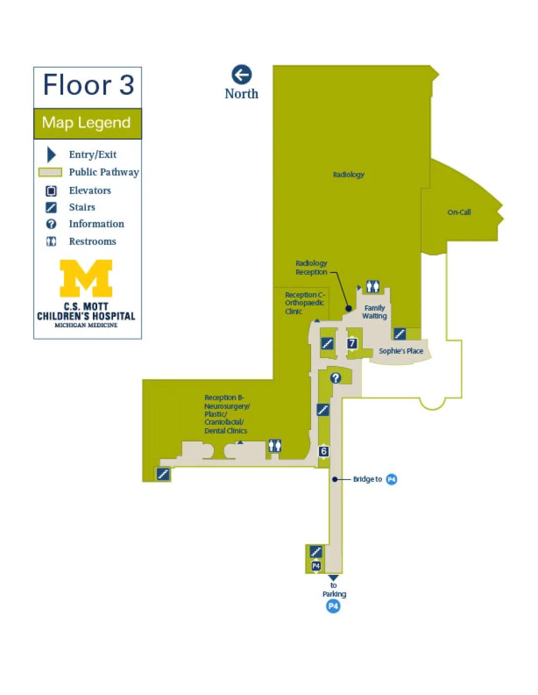 Floor 3 - C.S. Mott Children's Hospital