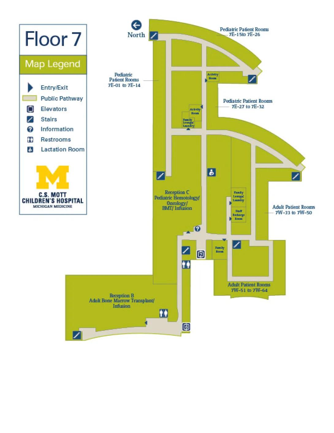 Floor 7 - C.S. Mott Children's Hospital