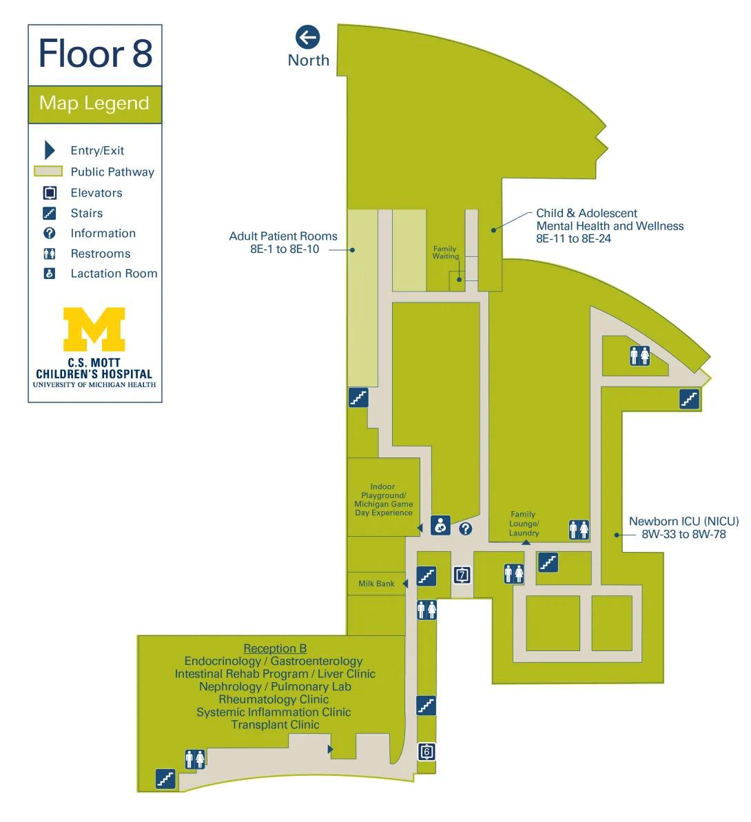 C.S. Mott Children's Hospital - Floor 8