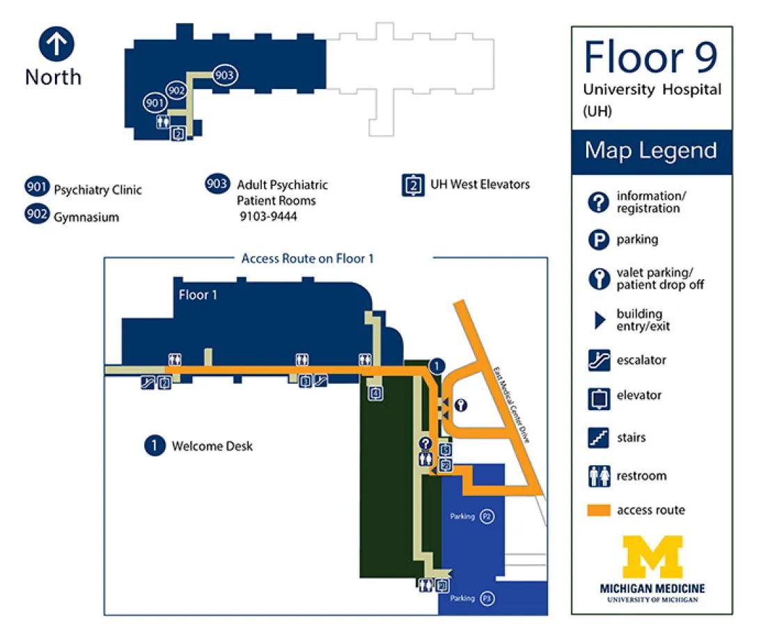 Floor 9 - University Hospital