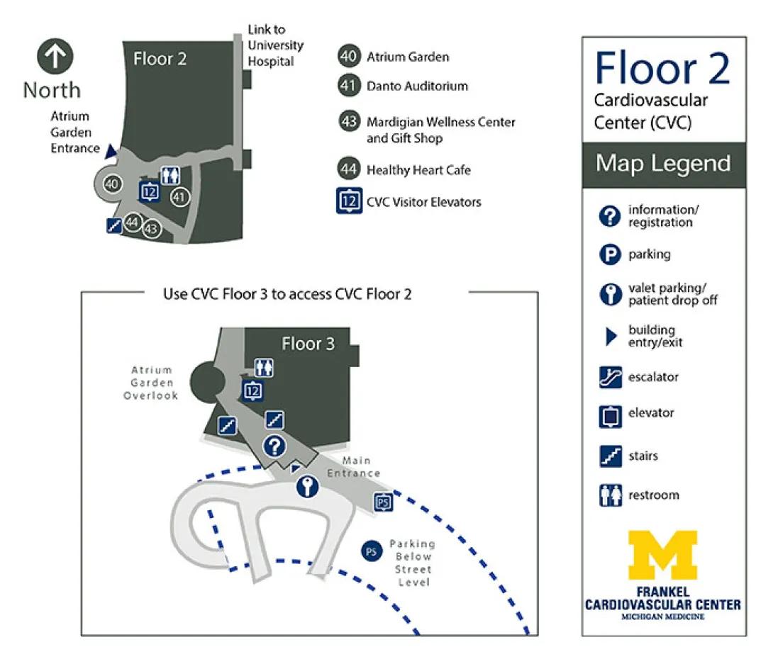 Floor 2 - Frankel cardiovascular Center Floor Maps