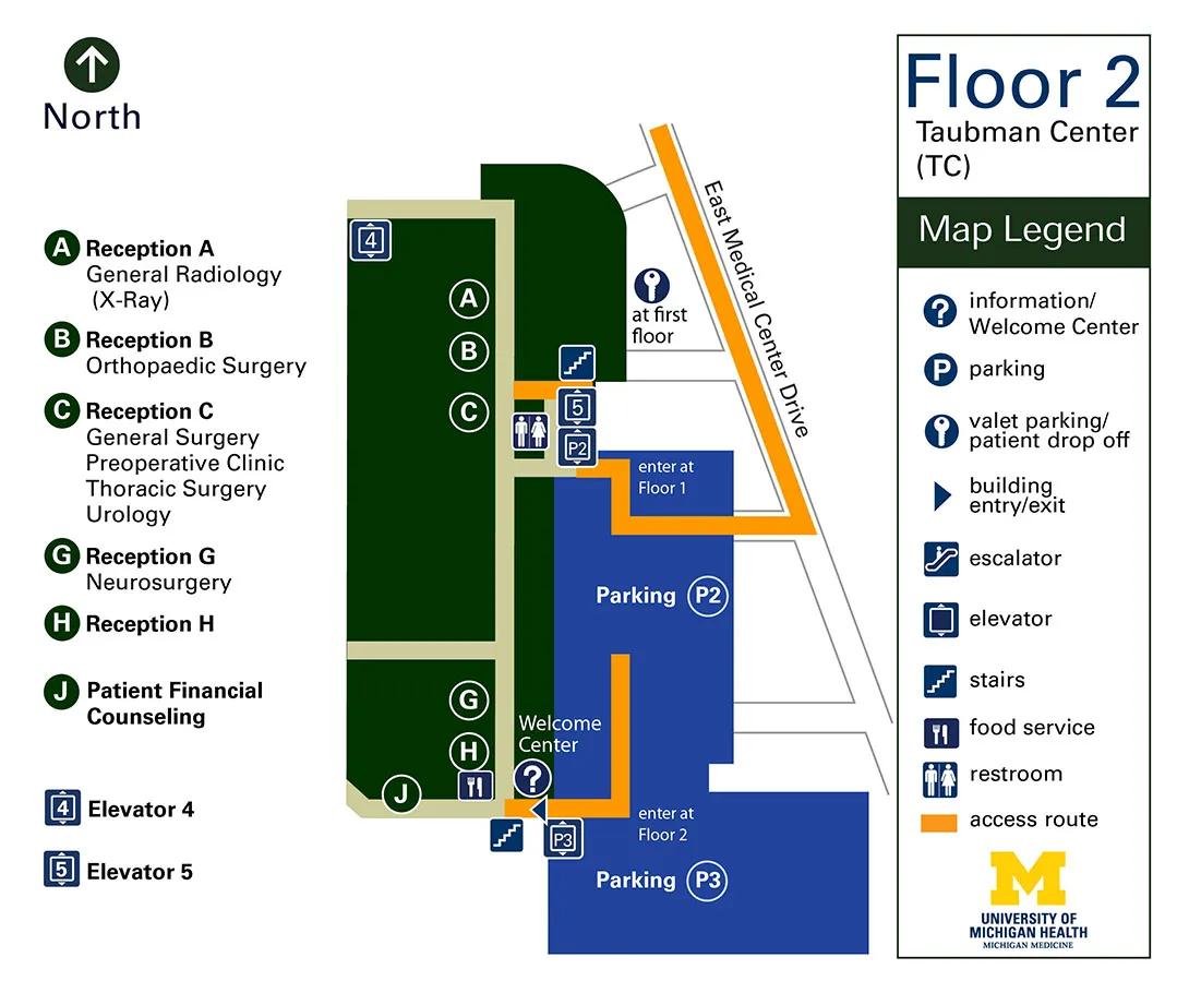 Floor 2 - Taubman Health Center