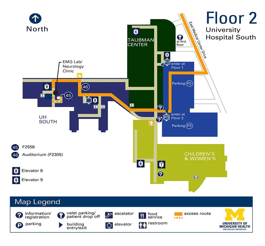 Floor 2 - University Hospital South
