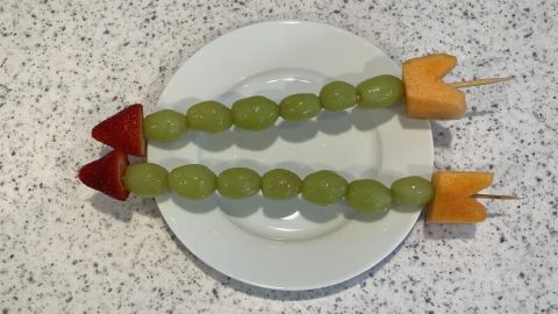 Fruit Skewer Rockets | Step Two