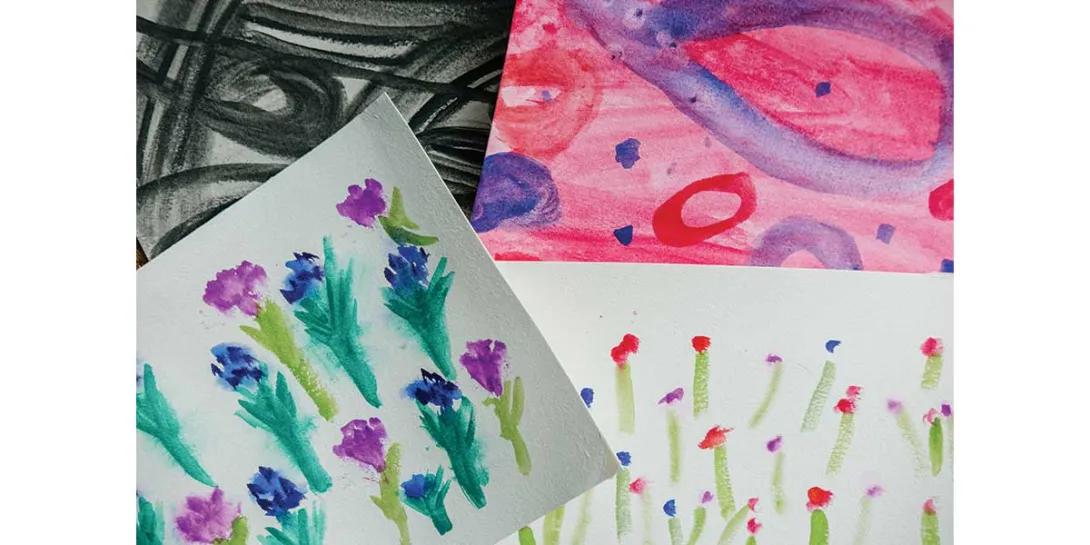 Examples of Sloma's artwork